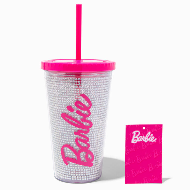 Barbie&trade; Silver Rhinestone Tumbler,