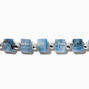 Bold Blue Chunky Beaded Bracelet,
