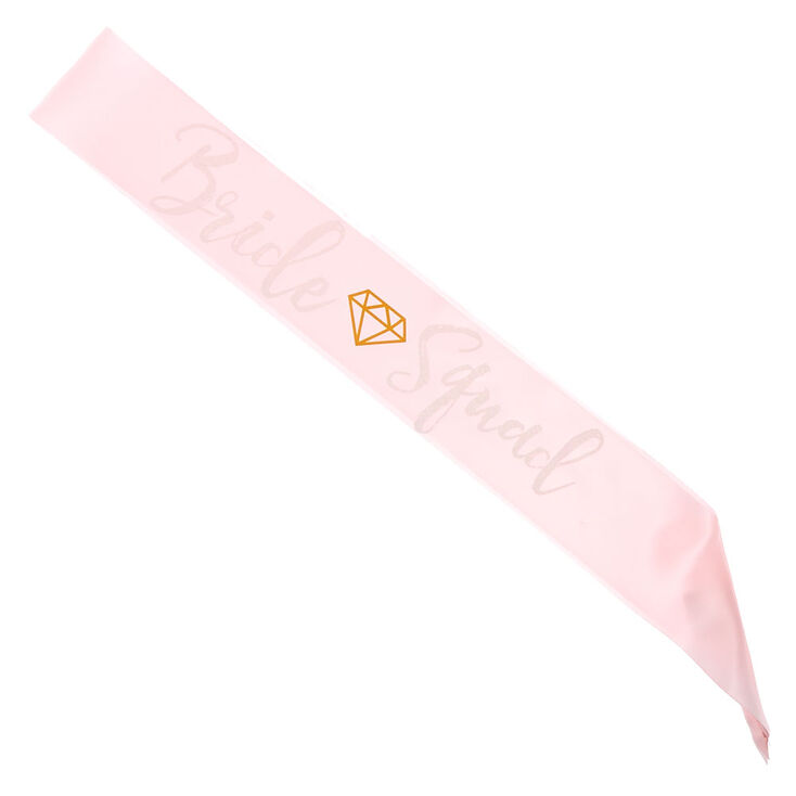 Pink Bride Squad Sash,