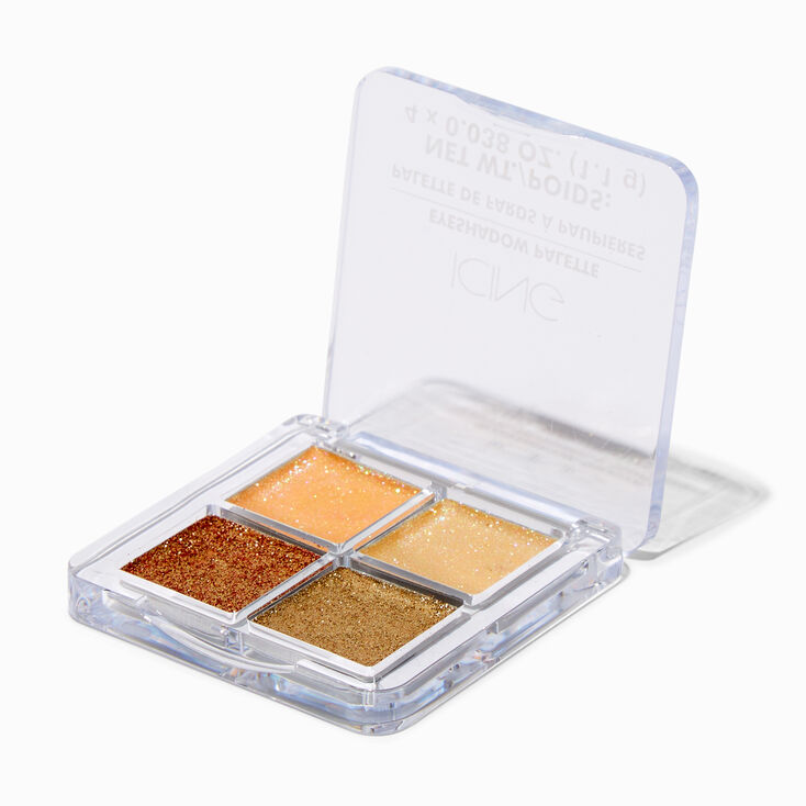 Metallic Shimmer Quad Eyeshadow Palette,