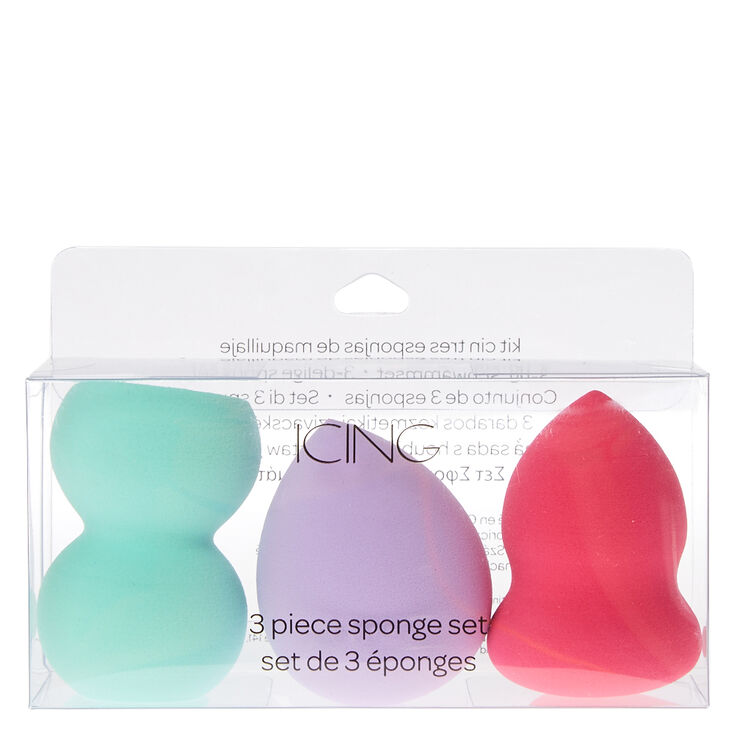 Multi Color Beauty Sponge Set - 3 Pack,