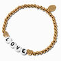 Love Beaded Stretch Bracelet,