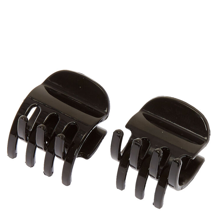 No Slip Hair Claws - Black, 2 Pack,