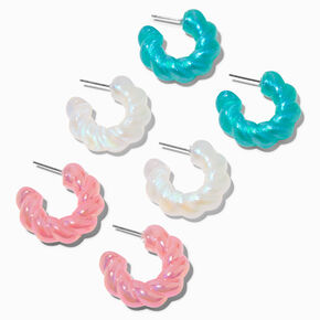 Mean Girls&trade; x ICING Shimmer Resin Hoop Earrings - 3 Pack,