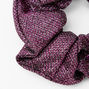 Medium Lurex Hair Scrunchie - Purple,