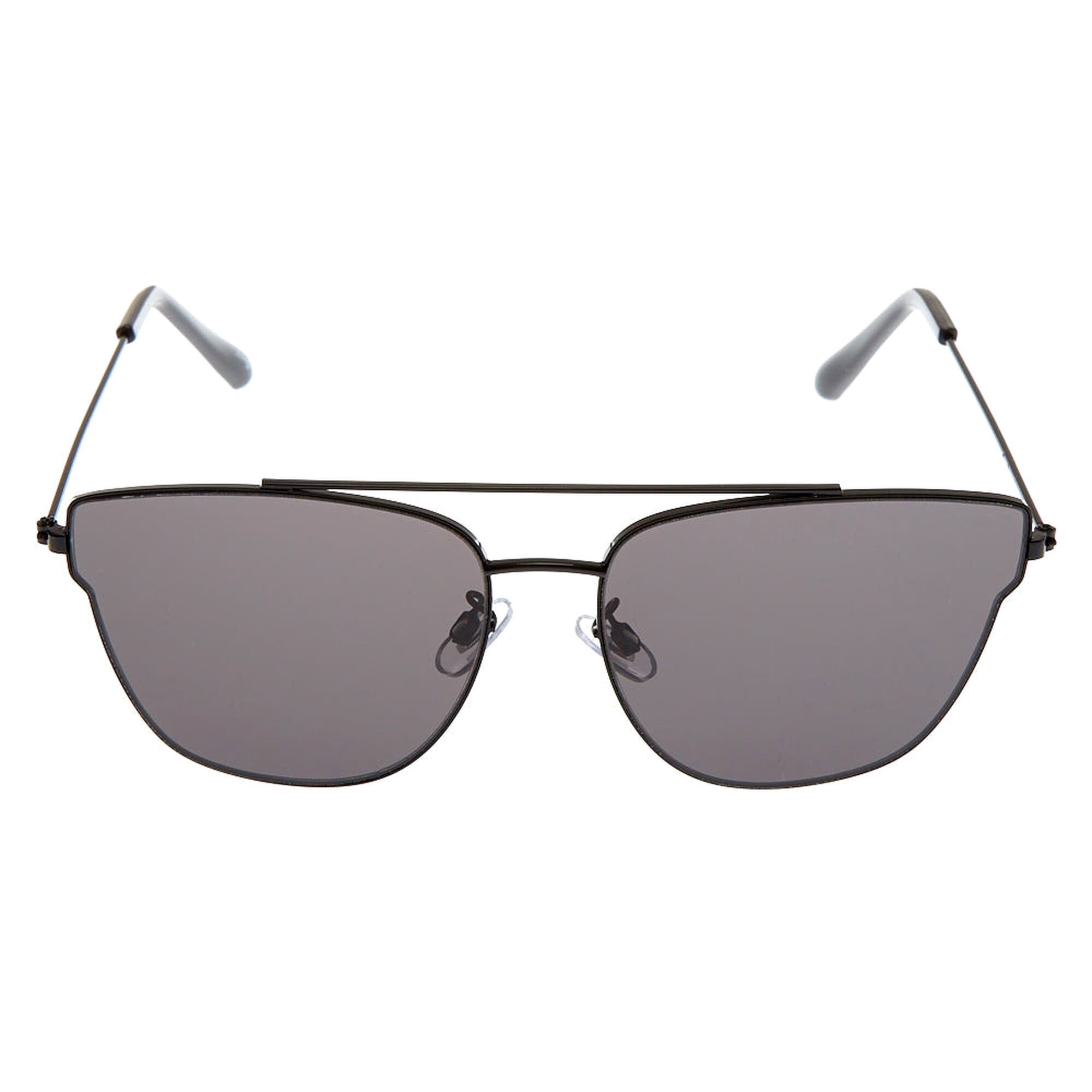 Black Mirrored Aviator Sunglasses | Icing US