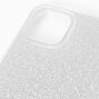 Silver Glitter Protective Phone Case - Fits iPhone&reg; 12 Mini,