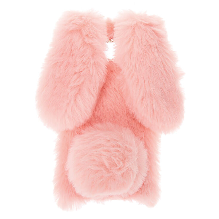 Pink Fur Bunny Phone Case- Fits Samsung Galaxy S8,