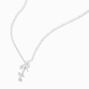 Silver Zodiac Embellished Pendant Necklace - Sagittarius,