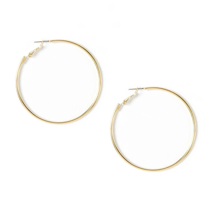 Gold 60MM Hoop Earrings,