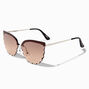 Scalloped Edge Cat Eye Sunglasses,