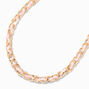Pink Beaded Woven Gold Choker Necklace,