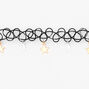 Mixed Metal Celestial Tattoo Choker Necklace,