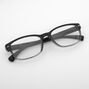 Black &amp; Gray Two-Tone Rectangle Clear Lens Frames,