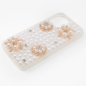 Faux Pearl Bling Phone Case - Fits iPhone&reg; 12 Pro Max,