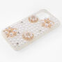Crystal &amp; Pearl Flowers Bling Phone Case - Fits iPhone&reg; 12 Pro Max,