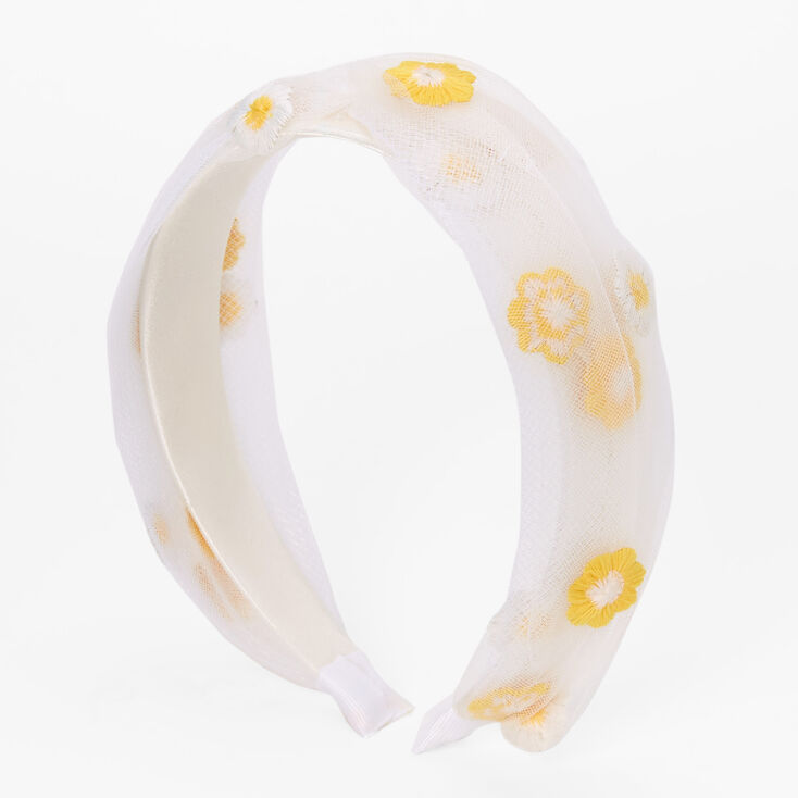 Daisy Chiffon Knotted Headband,
