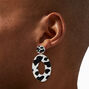 Cow Print 2.5&quot; Drop Earrings,