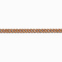 Gold 3MM Curb Chain Link Bracelet,