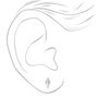 Mixed Metals Geometric Stud Earrings - 6 Pack,