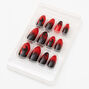 Devil Flames Stilleto Press On Faux Nail Set - 24 Pack,