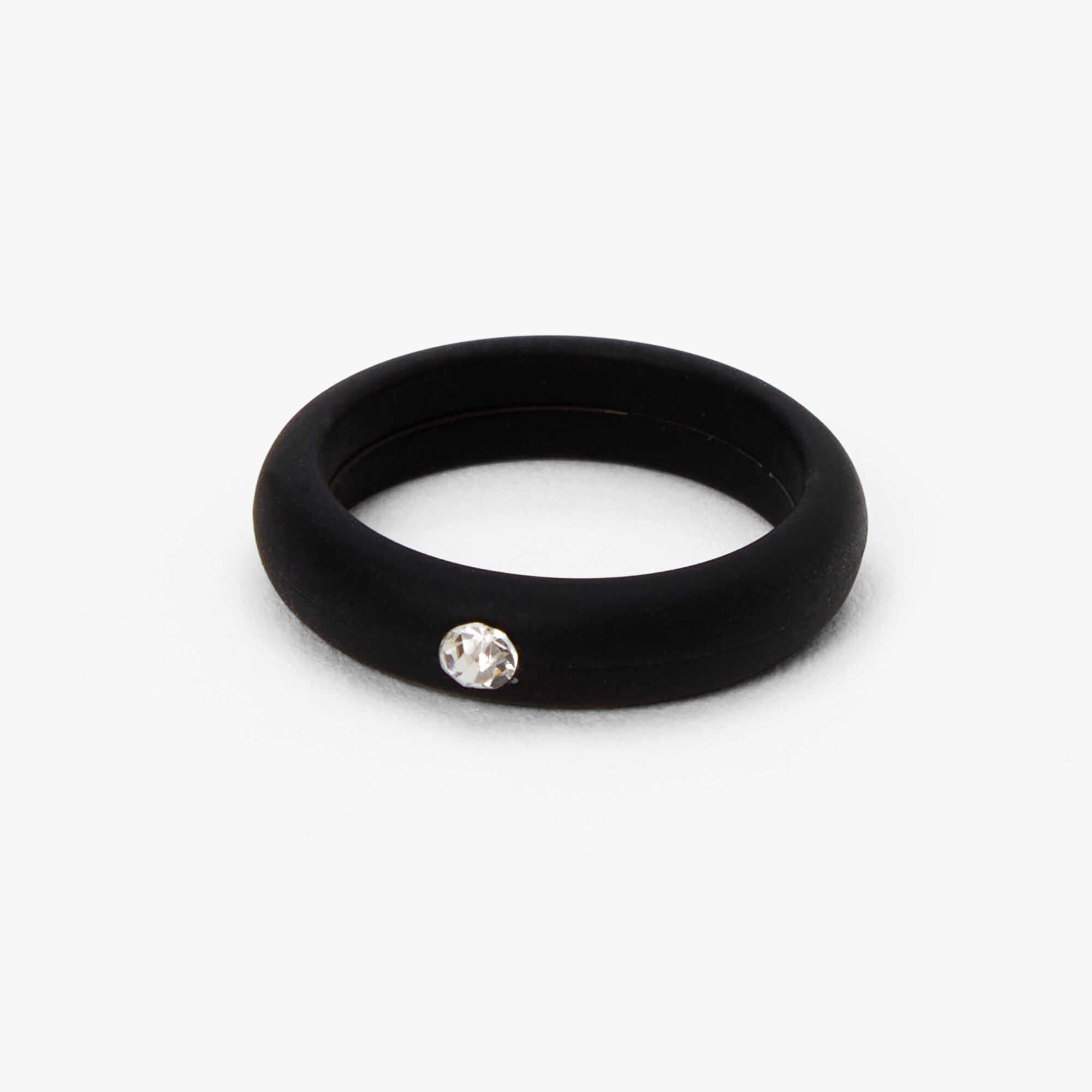 Silicone rings black store