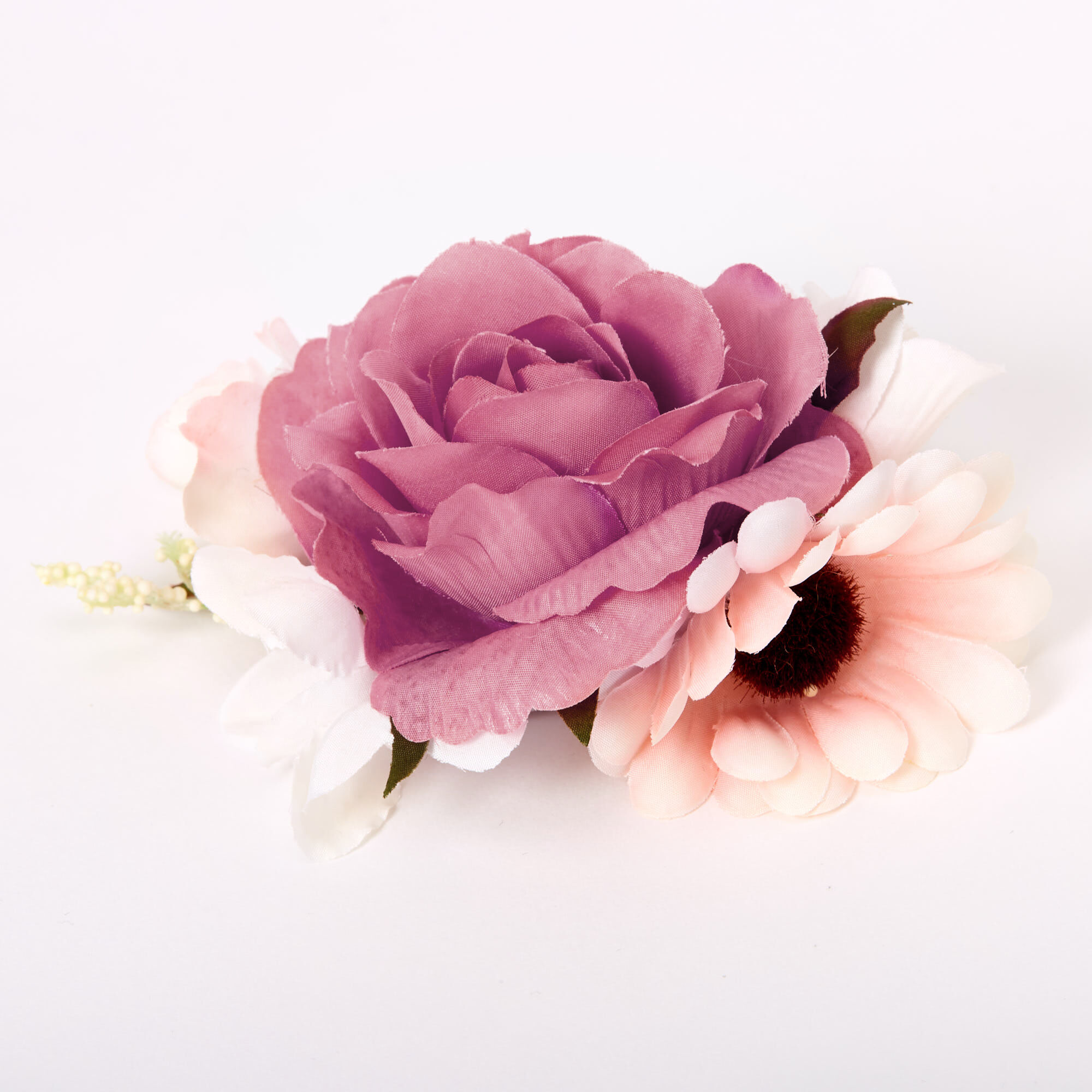 Bouquet Of Roses Hair Clip Pink Icing US