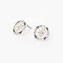 Nautical Compass Crystal Earrings,