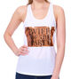 Wife of the Party Reversible Sequin Tank Top - White,