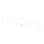 Silver Cosmic Cuff Bracelets - 3 Pack,