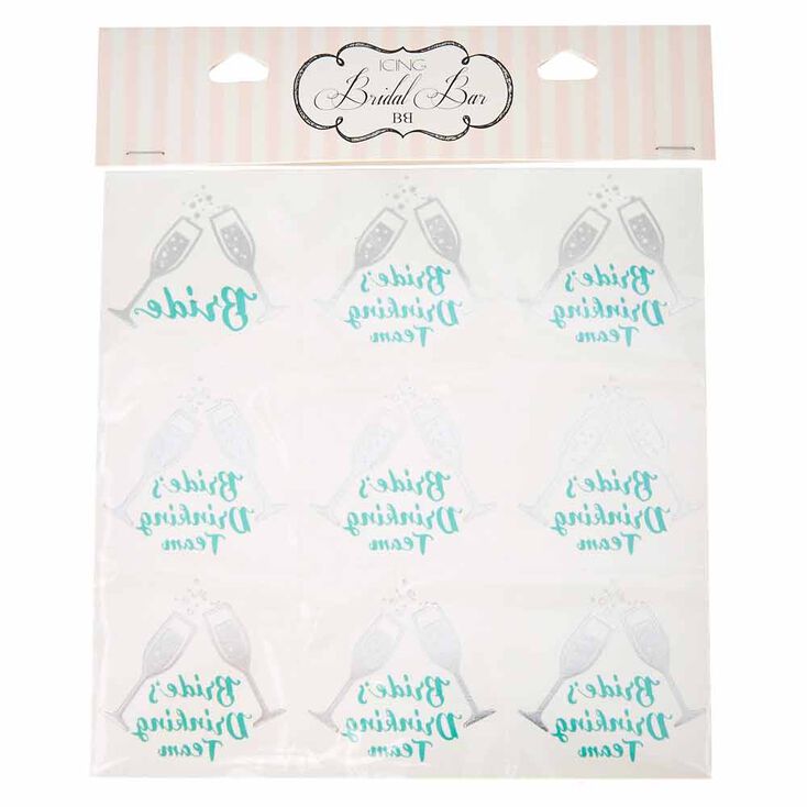 Bride Drinking Team Temporary Tattoos,