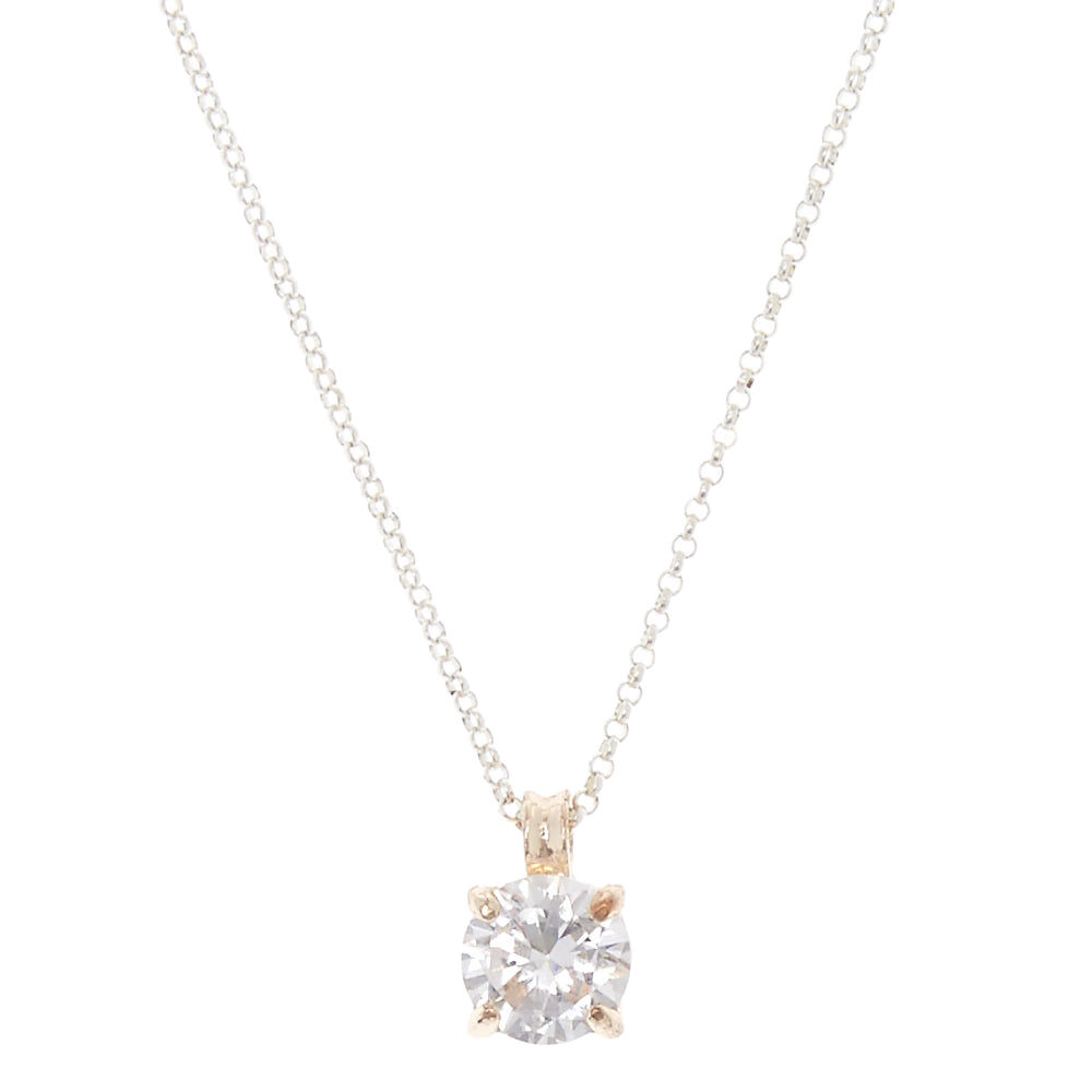gold cubic zirconia pendants