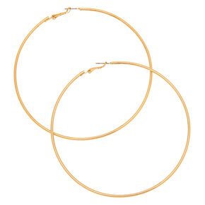 Oversized Hoops For Women Icing Us Gold 100mm Hoop Earrings