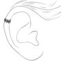 Mixed Metal Leaf Ear Cuffs - 3 Pack,
