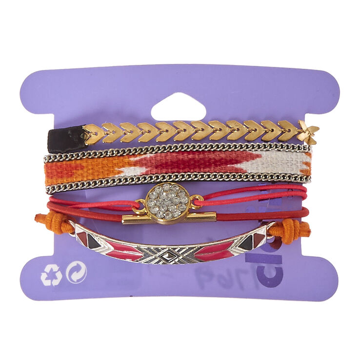5 Pack Assorted Stretch Bracelets,
