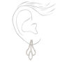 Silver Rhinestone Petal Jewelry Set - 2 Pack,