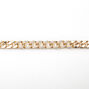 Gold Bling Chunky Chain Choker Necklace,