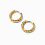 Icing Select 18k Yellow Gold Plated 8MM Clicker Hoop Earrings,