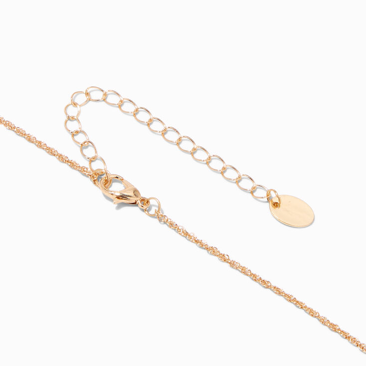 Pink Evil Eye Heart Pendant Necklace,
