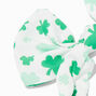 St. Patrick&#39;s Day Shamrock Print Bow Headband,