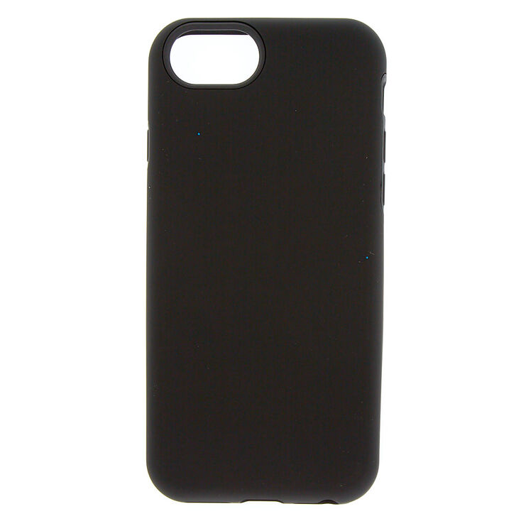 Matte Black Protective Phone Case - Fits iPhone 6/7/8 Plus,