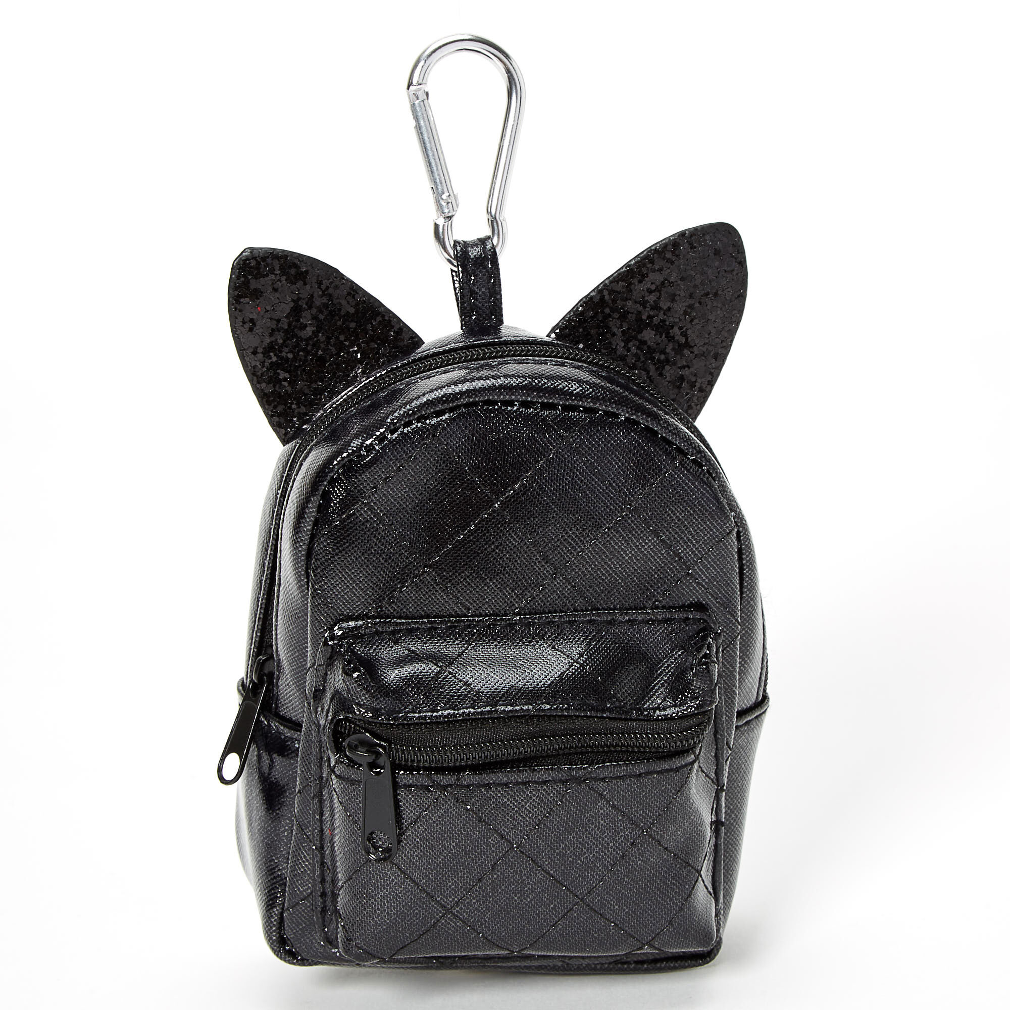 black cat mini backpack