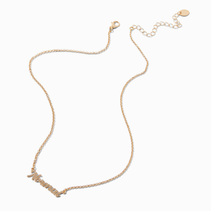 Mean Girls&trade; x ICING Gold-tone Normal Pendant Necklace,