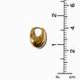 JAM + RICO x ICING 18k Yellow Gold Plated Cowrie Seashell Hoop Earrings,