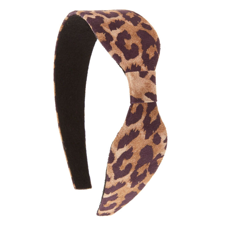 Wide Leopard Headband,