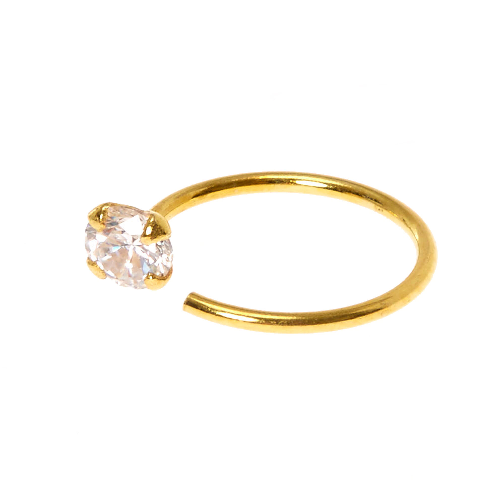 paribhasha Cubic Zirconia Gold-plated Plated Brass Nose Ring Price in India  - Buy paribhasha Cubic Zirconia Gold-plated Plated Brass Nose Ring Online  at Best Prices in India | Flipkart.com