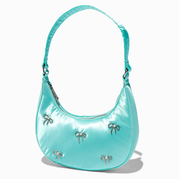 Mint Green Bow Shoulder Bag,