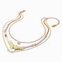 Pearl, Shell, &amp; Heishi Bead Multi-Strand Necklace,