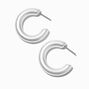 Matte White 20MM Hoop Earrings,