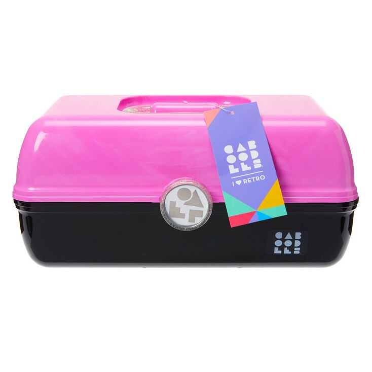 Caboodles® On-The-Go Girl™ Black and Pink Classic Makeup Case,
